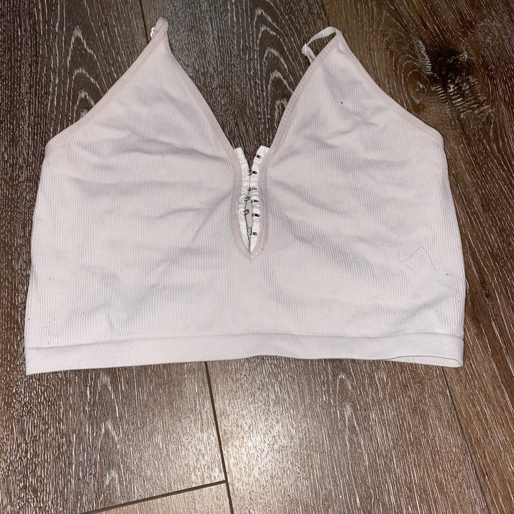 White bozzolo  crop top M/L